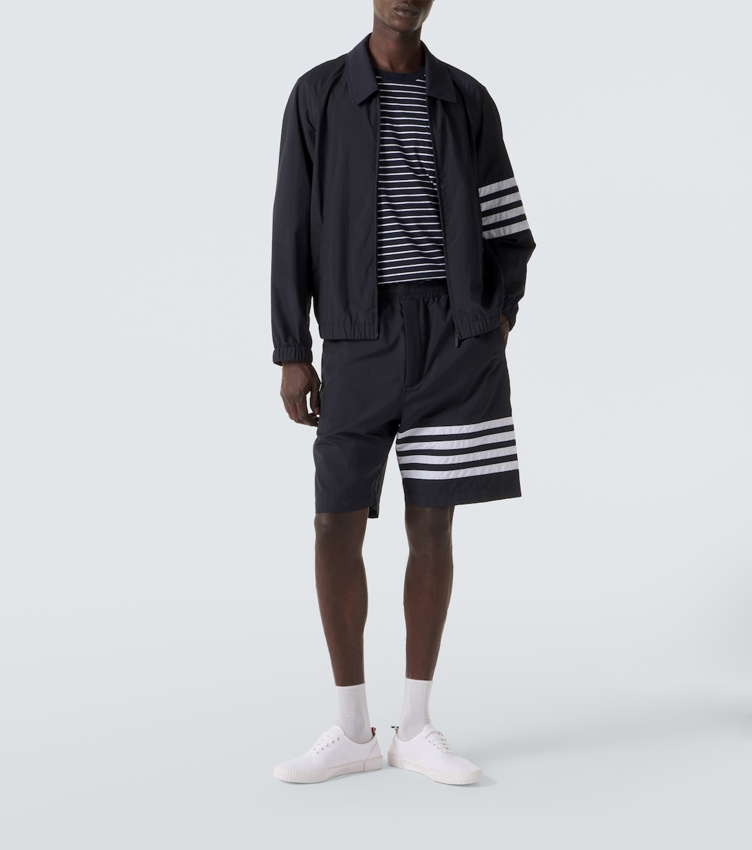 4-Bar ripstop shorts | Thom Browne