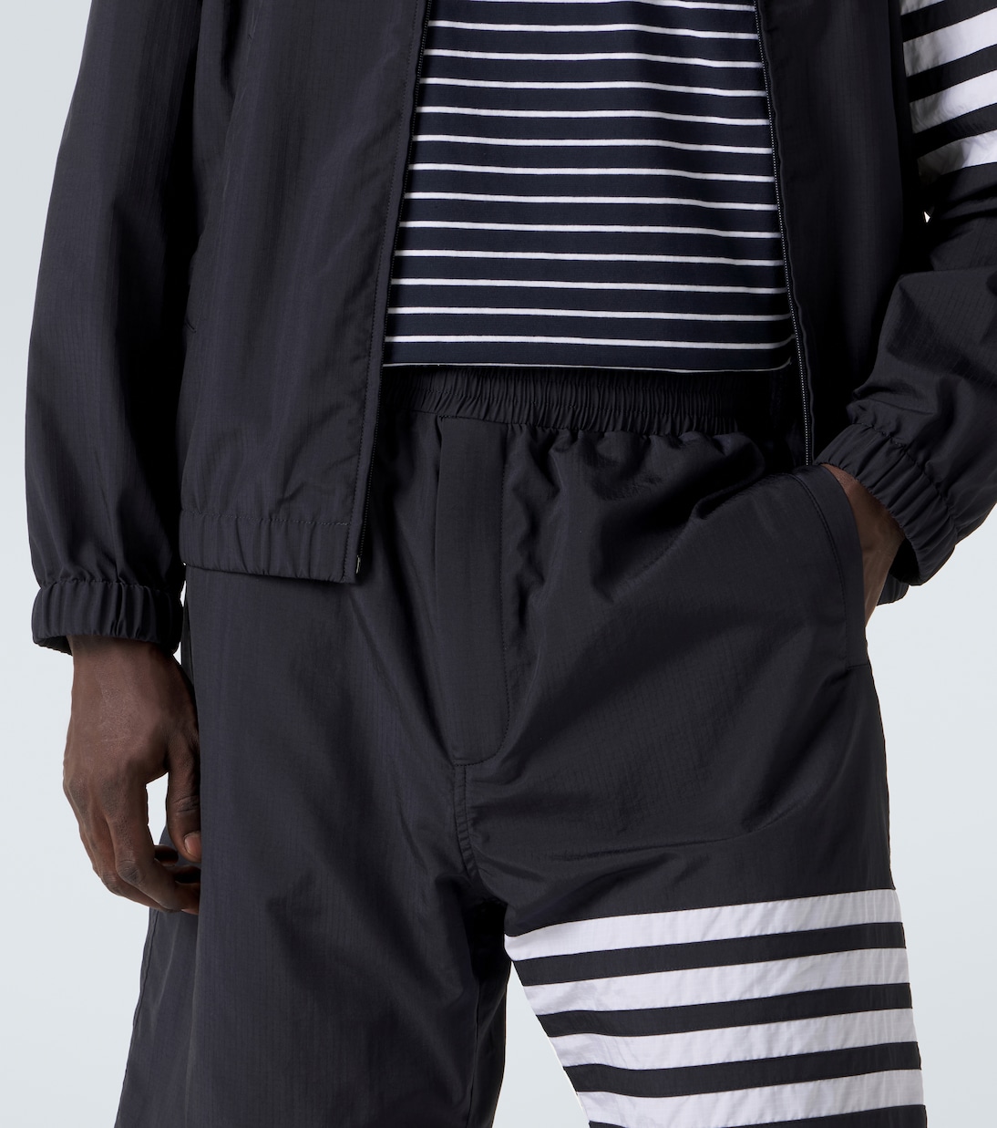 4-Bar ripstop shorts | Thom Browne
