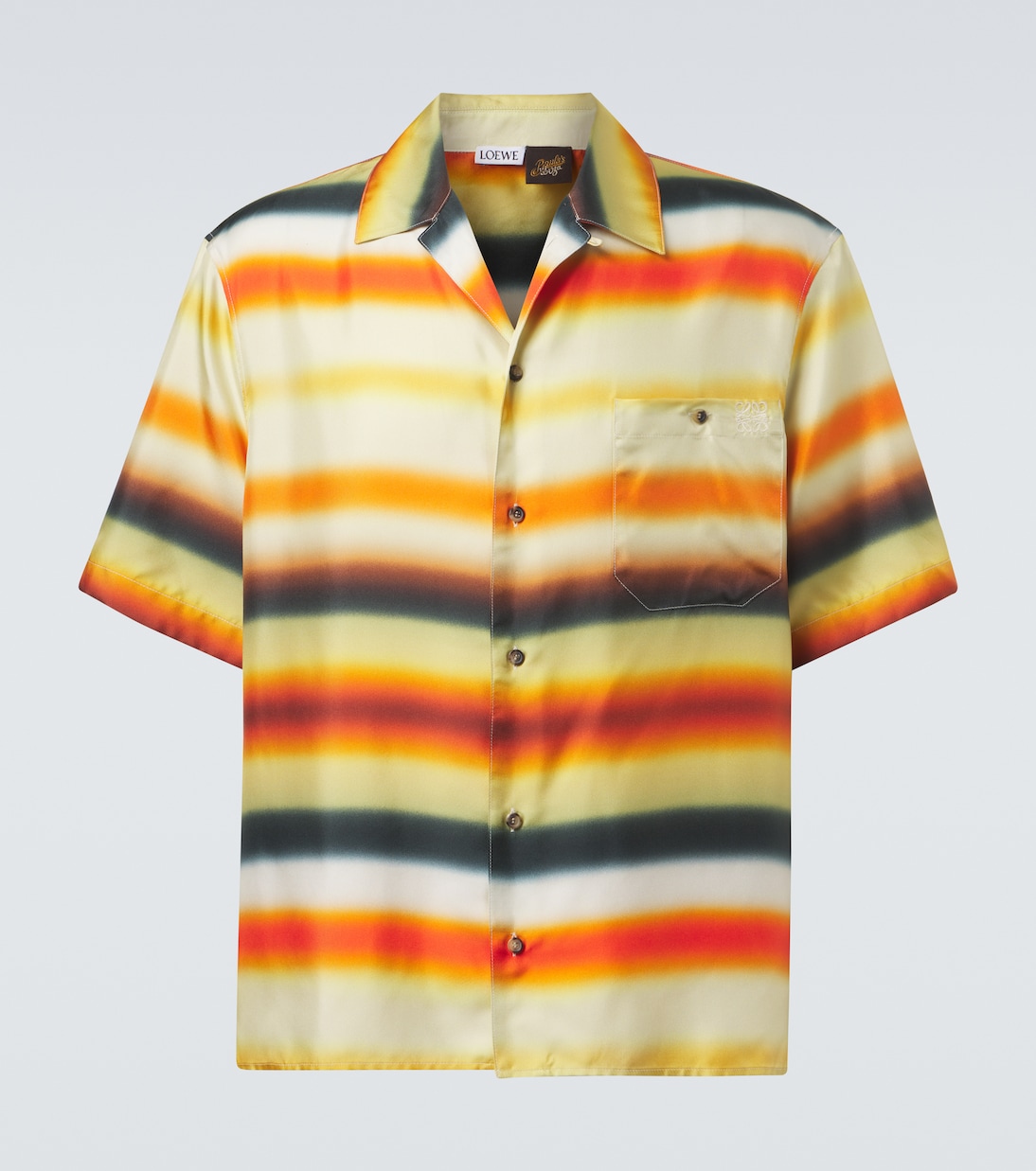 Paula's Ibiza striped cotton-blend shirt | Loewe