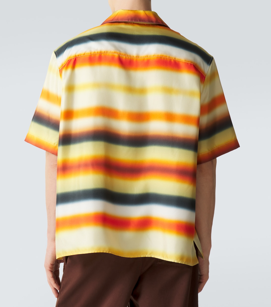 Paula's Ibiza striped cotton-blend shirt | Loewe