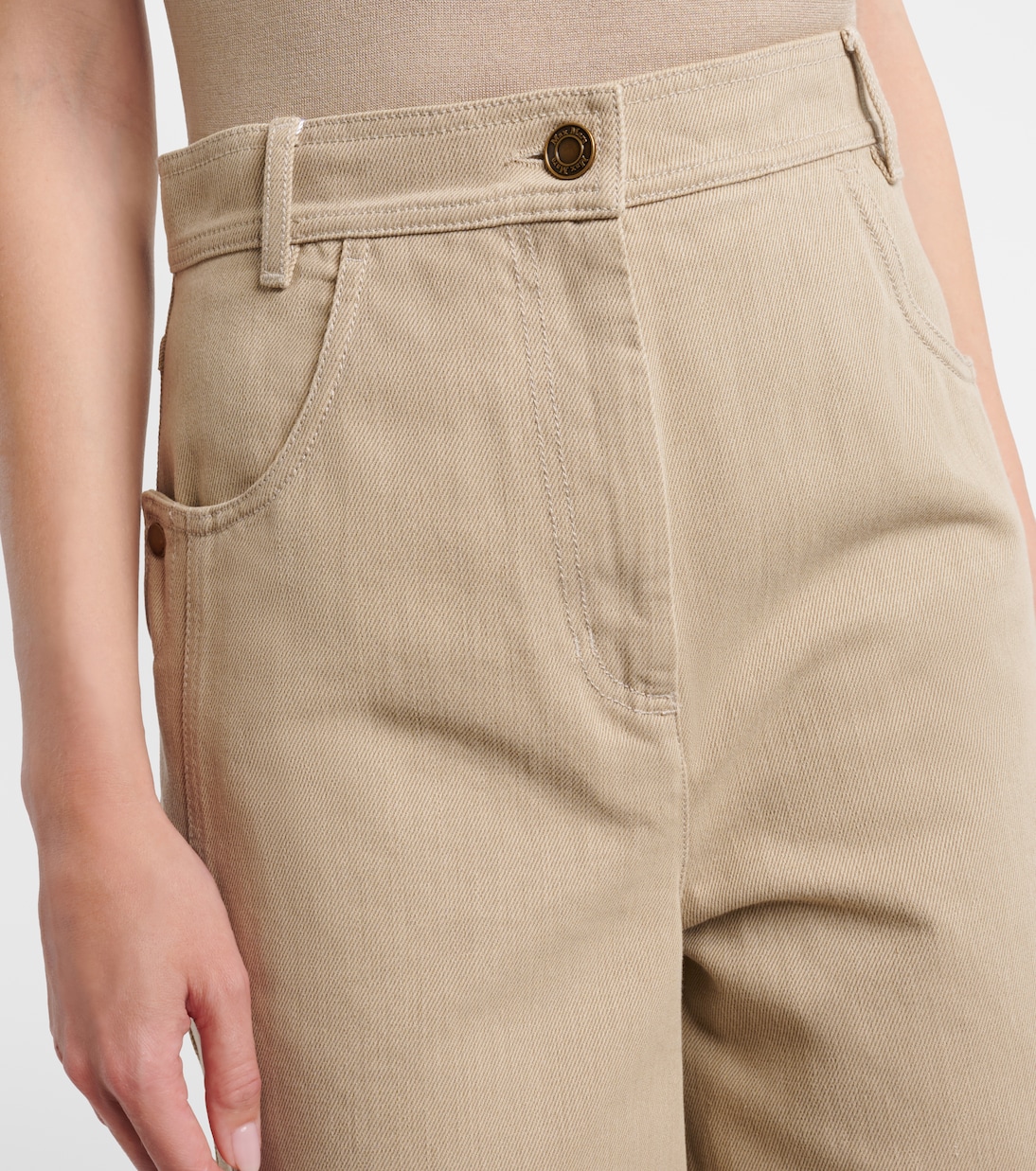 High-rise wide-leg jeans | Max Mara