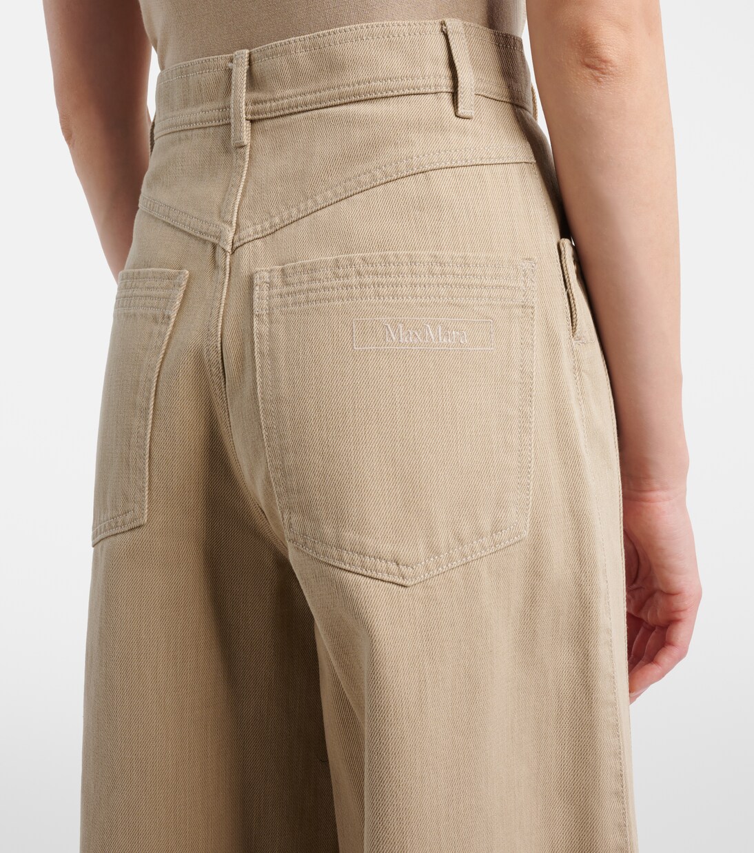 High-rise wide-leg jeans | Max Mara