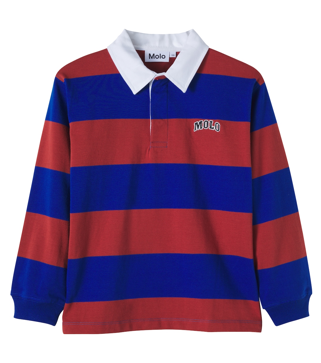 Relz striped cotton polo shirt | Molo