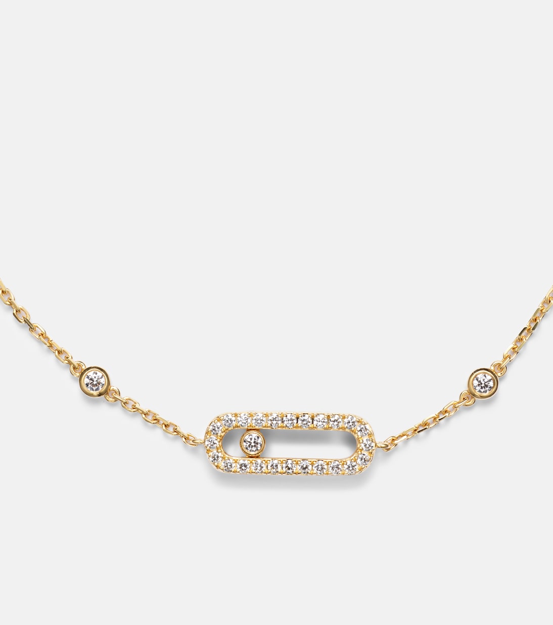 Pulsera Move Uno de oro de 18 ct con diamantes | Messika