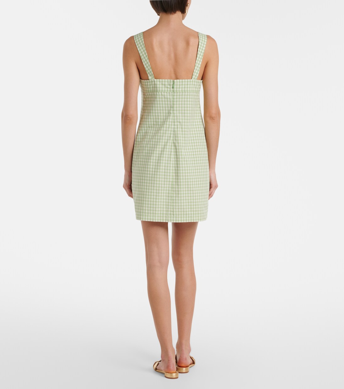 Sloan gingham cotton-blend minidress | Simkhai