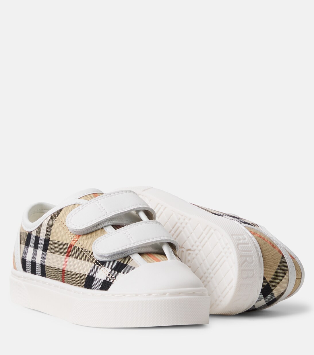 Burberry Check canvas sneakers | Burberry Kids