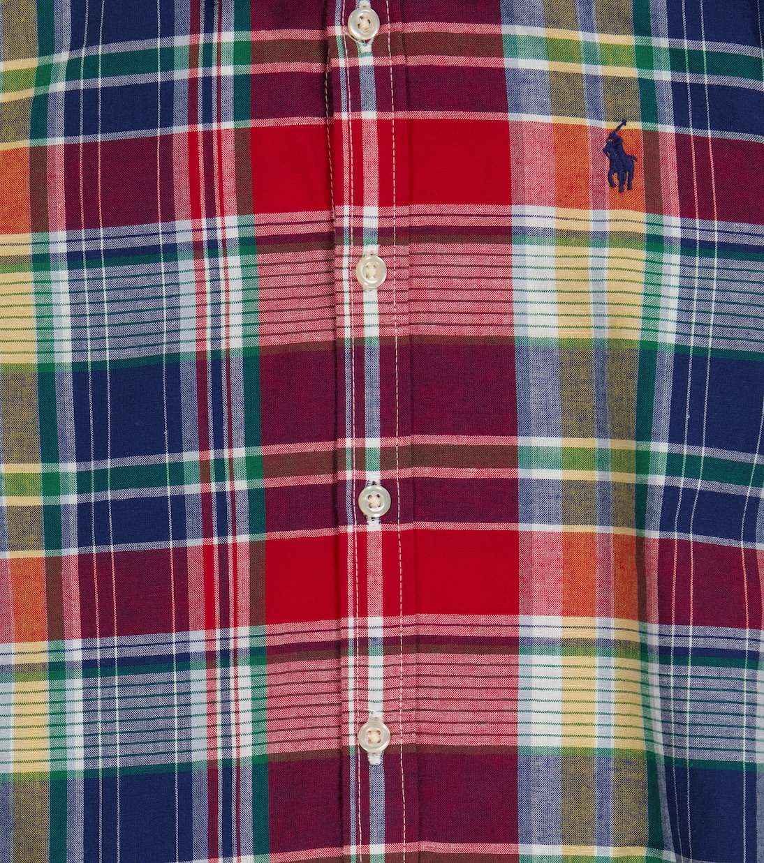 Robe à carreaux en coton | Polo Ralph Lauren Kids