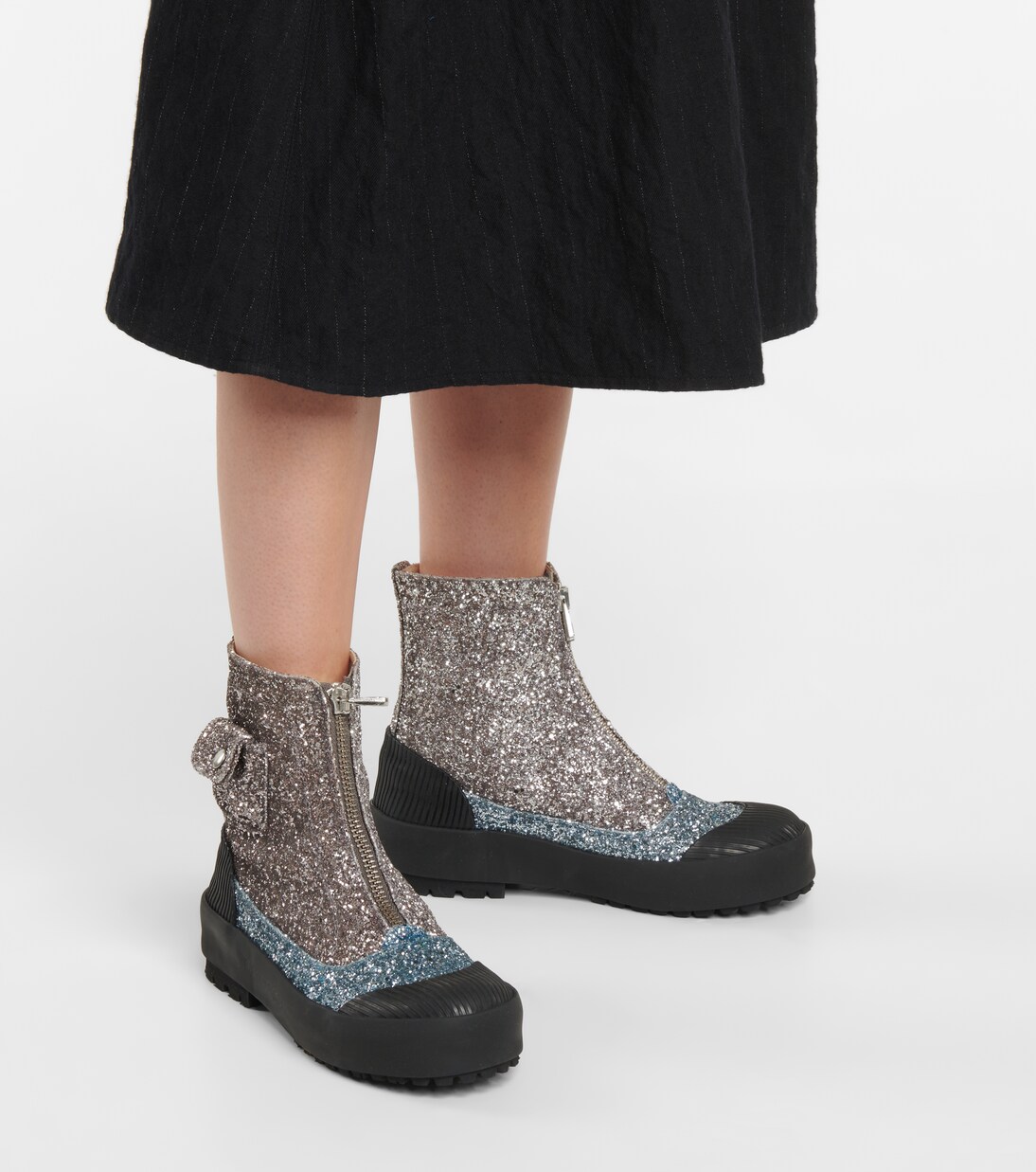 Bottines Duck pailletées | JW Anderson