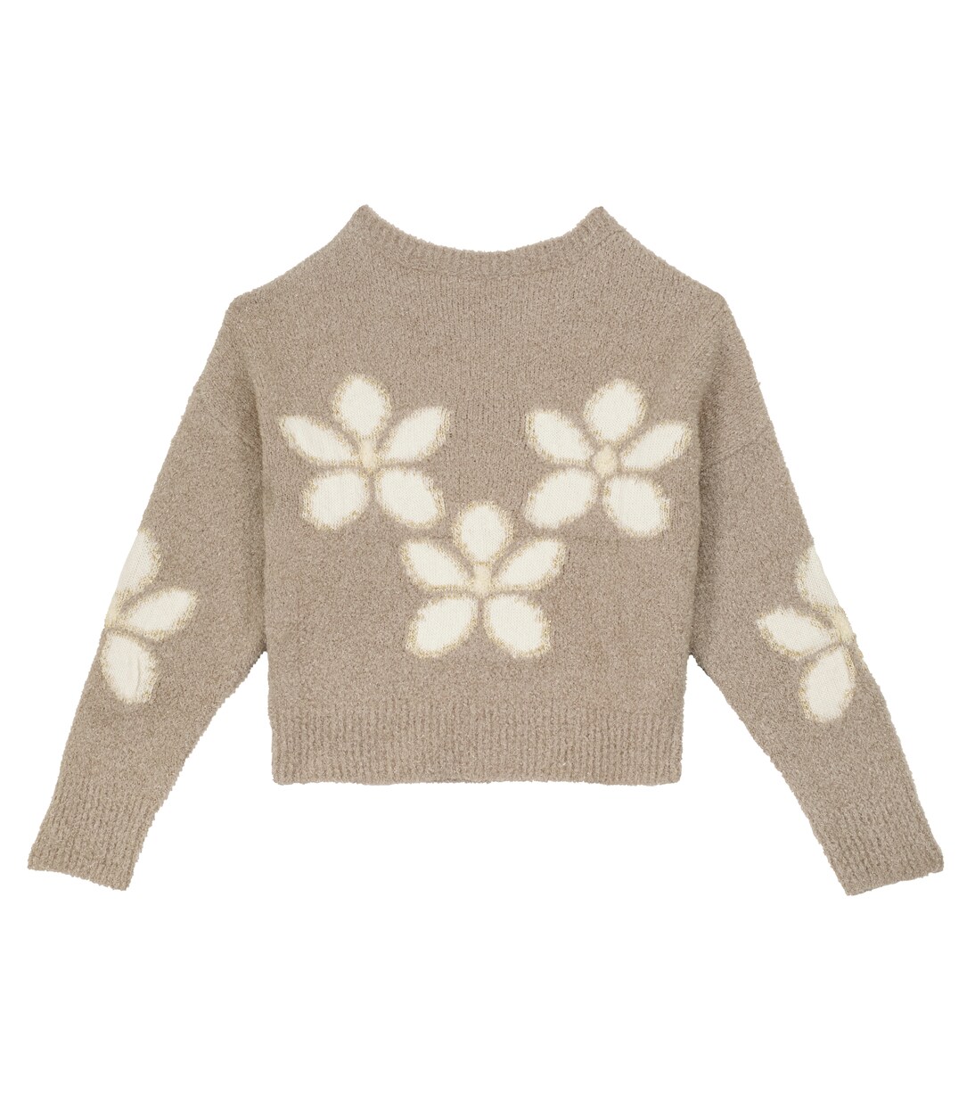 Floral lamé sweater | Monnalisa