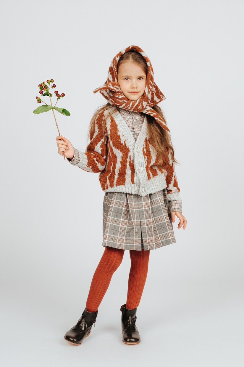 Jacquard wool and cotton-blend cardigan | Paade Mode