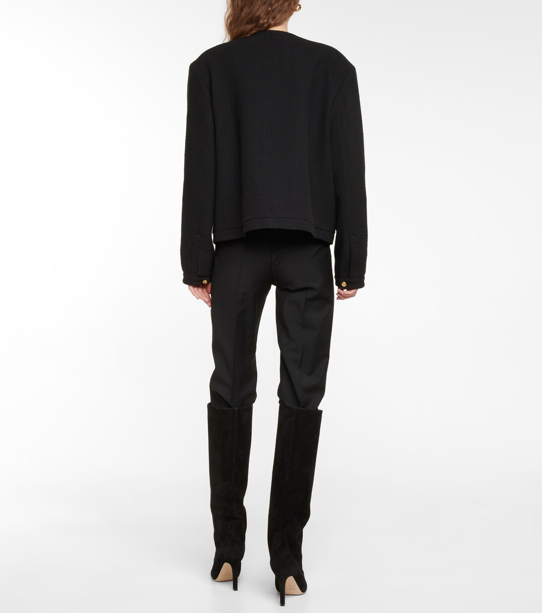 Gliss cotton-blend bouclé jacket | Blazé Milano