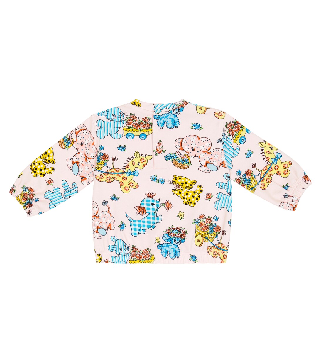 Baby printed cotton-blend sweater | Moschino Kids