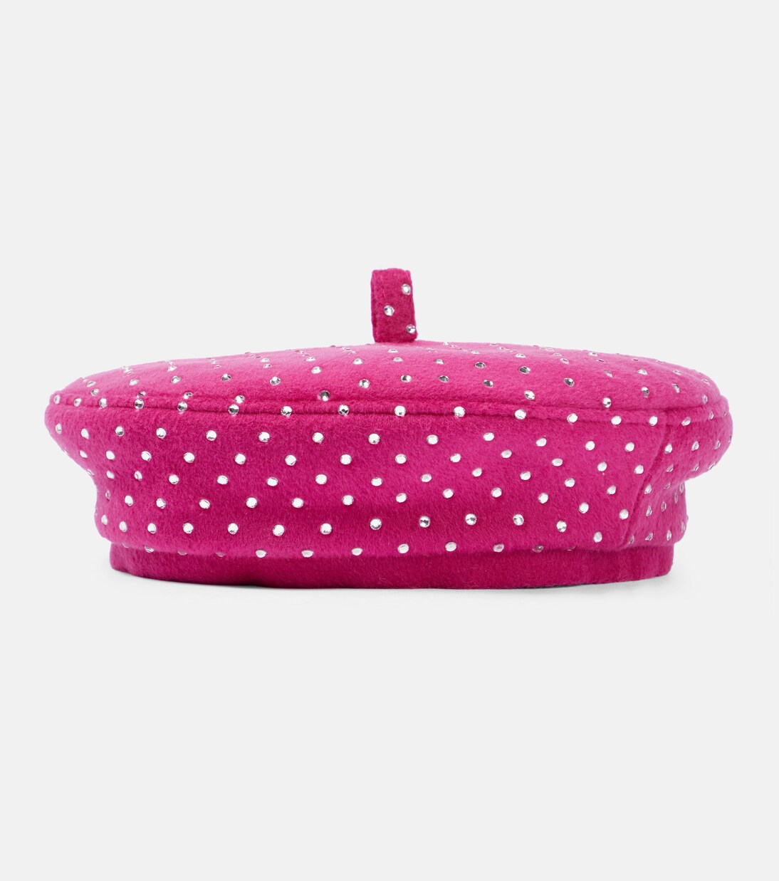 Embellished wool-blend beret | Ruslan Baginskiy