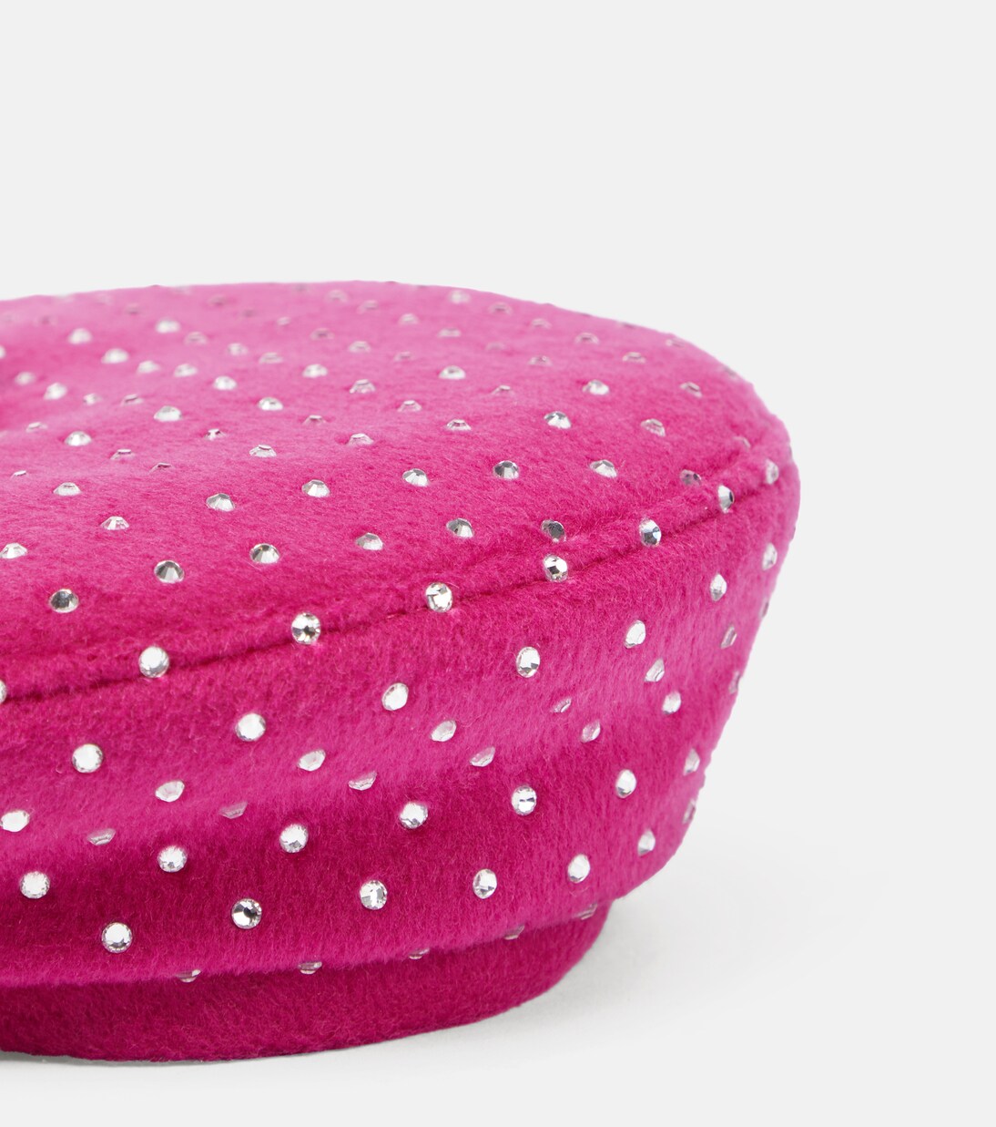Embellished wool-blend beret | Ruslan Baginskiy