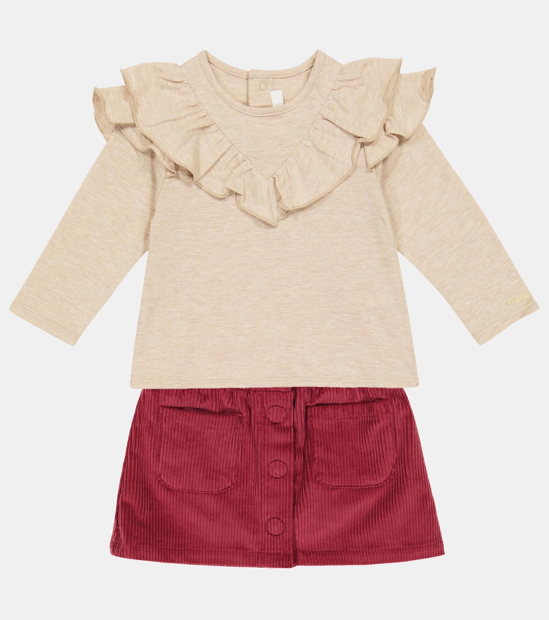 Set aus Top und Rock | Chloé Kids