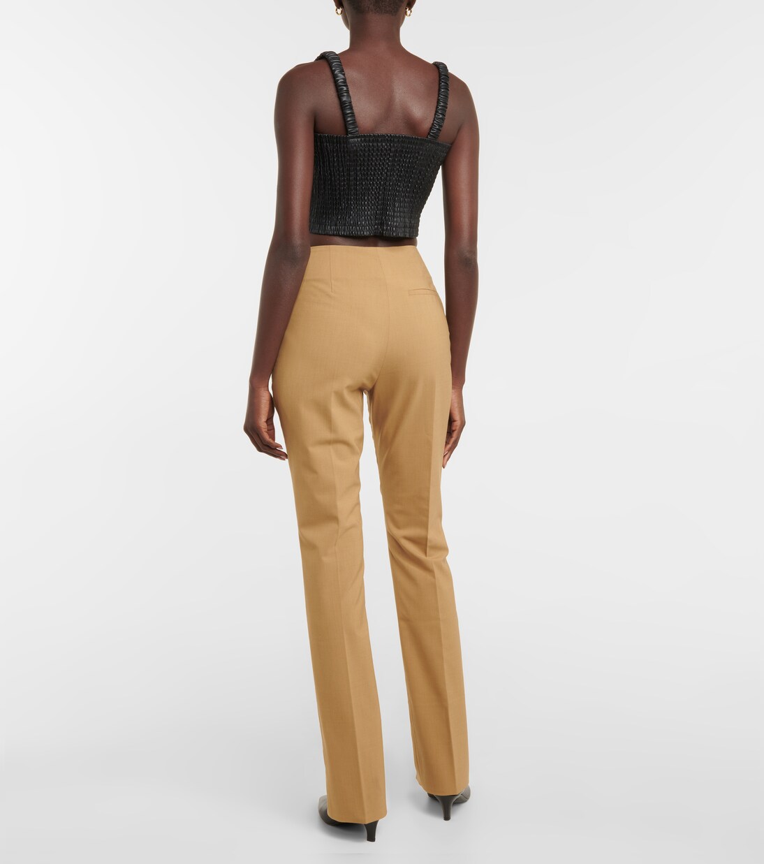 Slim-Fit-Hose Florine aus Wollgemisch | Nanushka