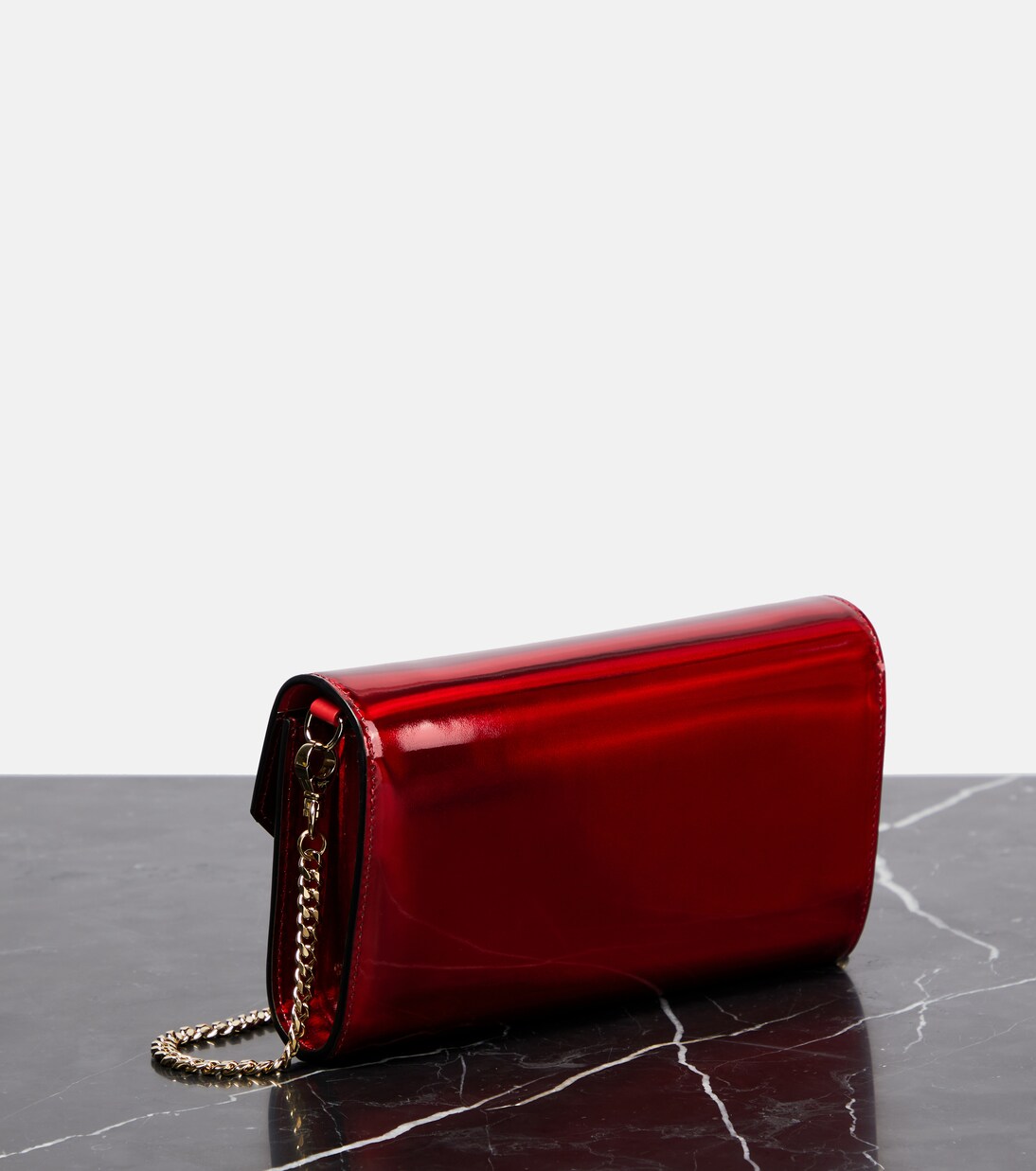 Loubi54 patent leather clutch | Christian Louboutin