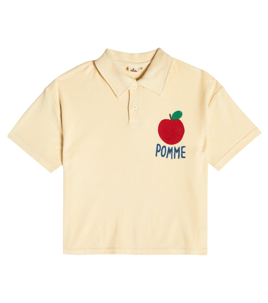 Printed terry polo shirt | Jellymallow
