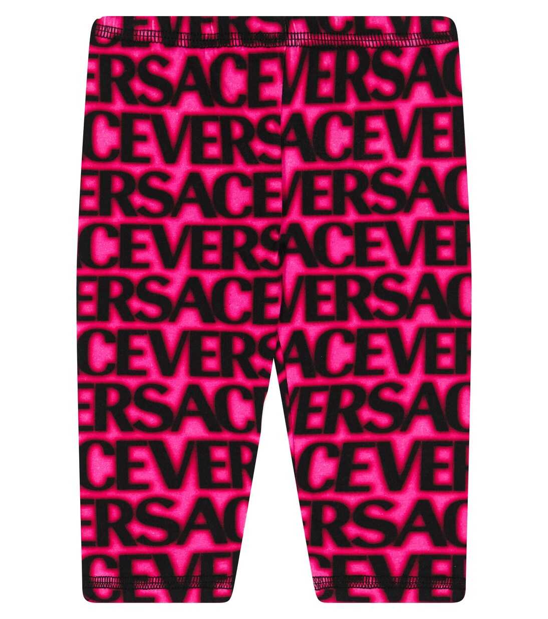 Baby logo cotton-blend leggings | Versace Kids