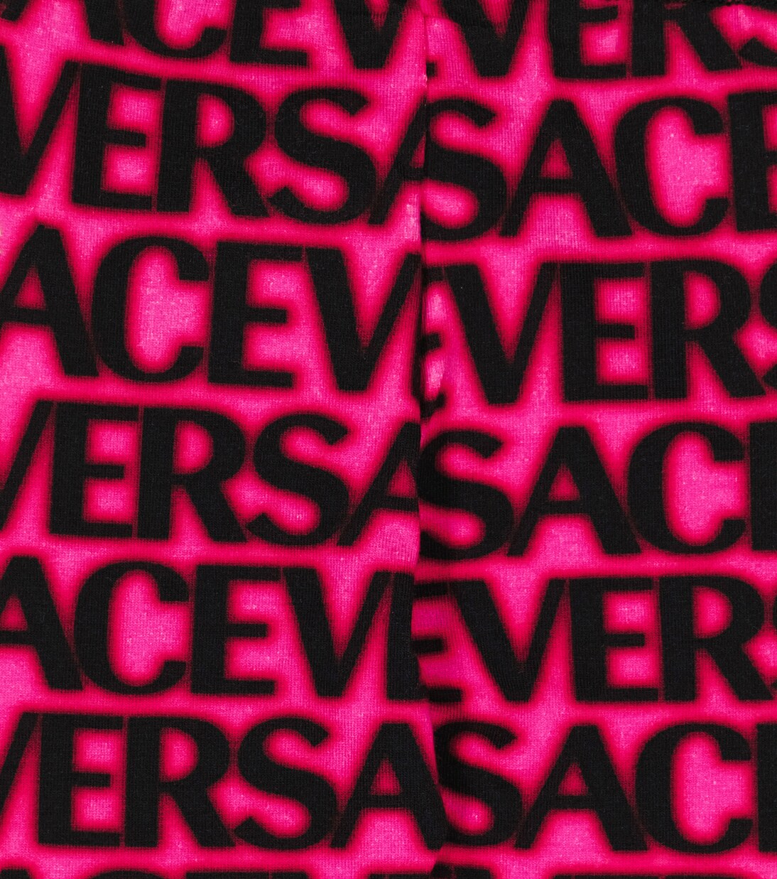 Baby logo cotton-blend leggings | Versace Kids