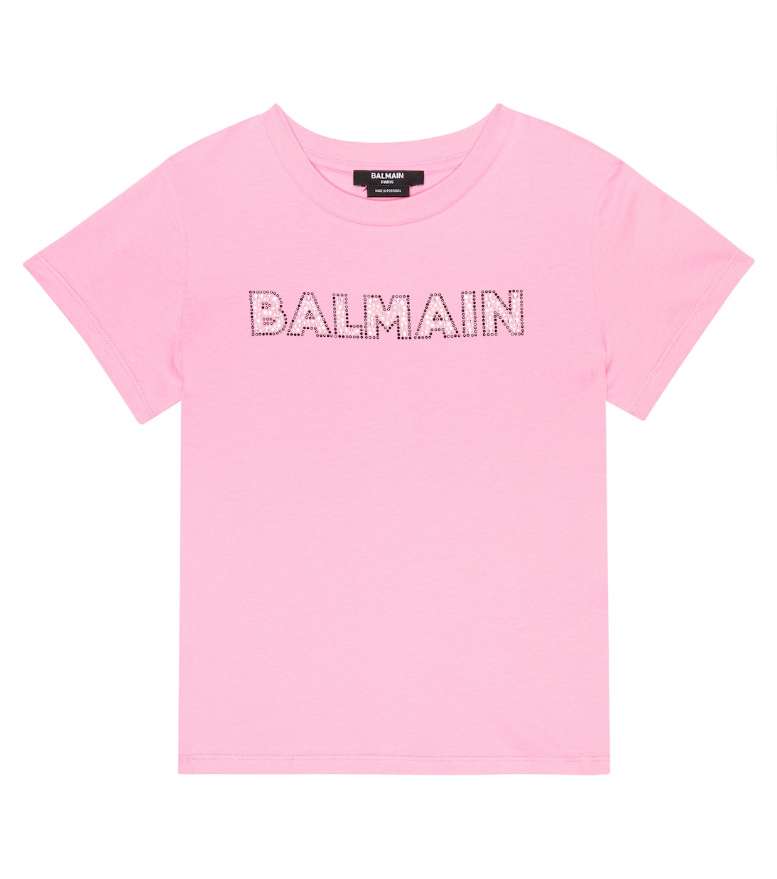 Logo cotton jersey T-shirt | Balmain Kids