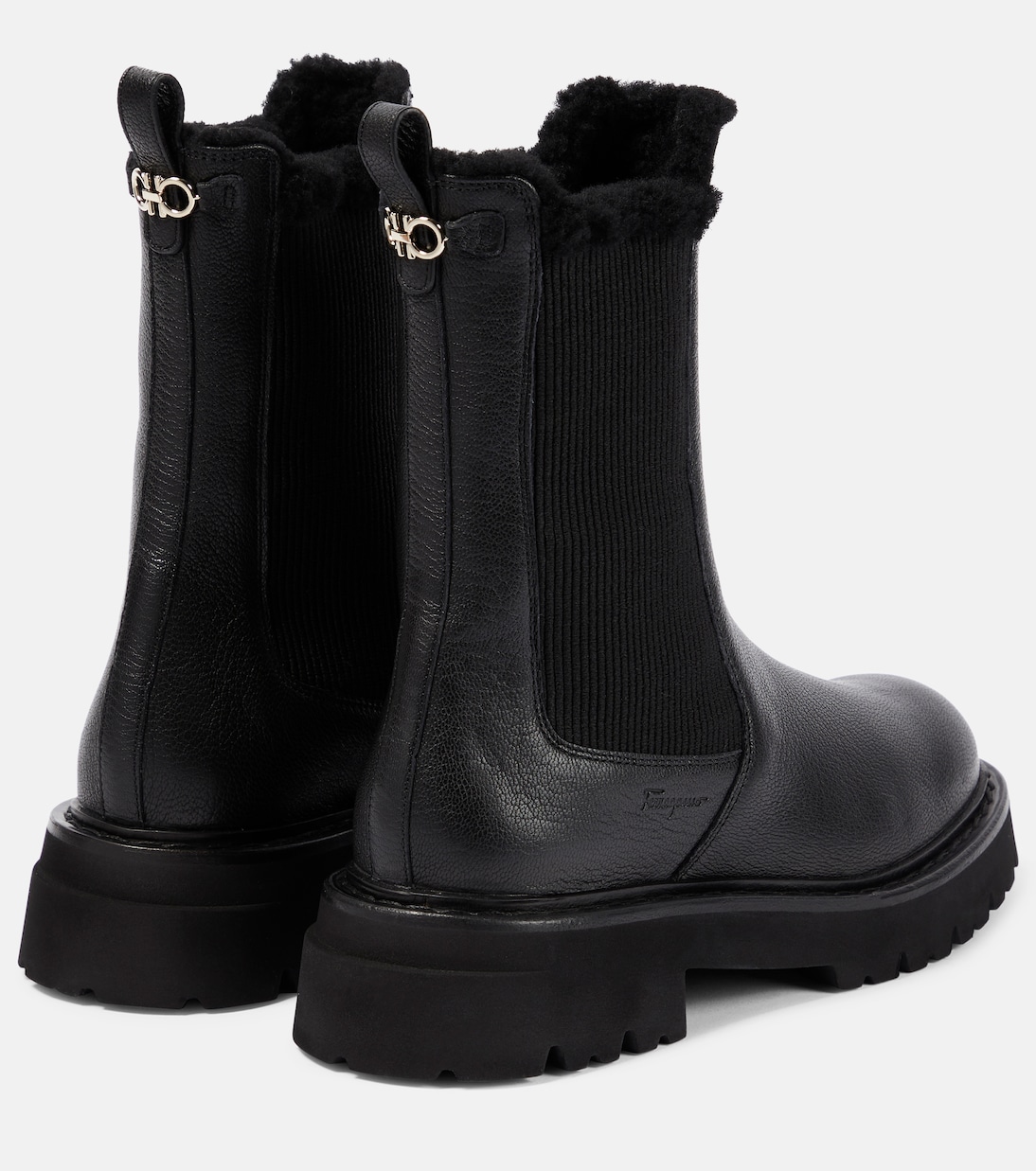 Leather ankle boots | Ferragamo