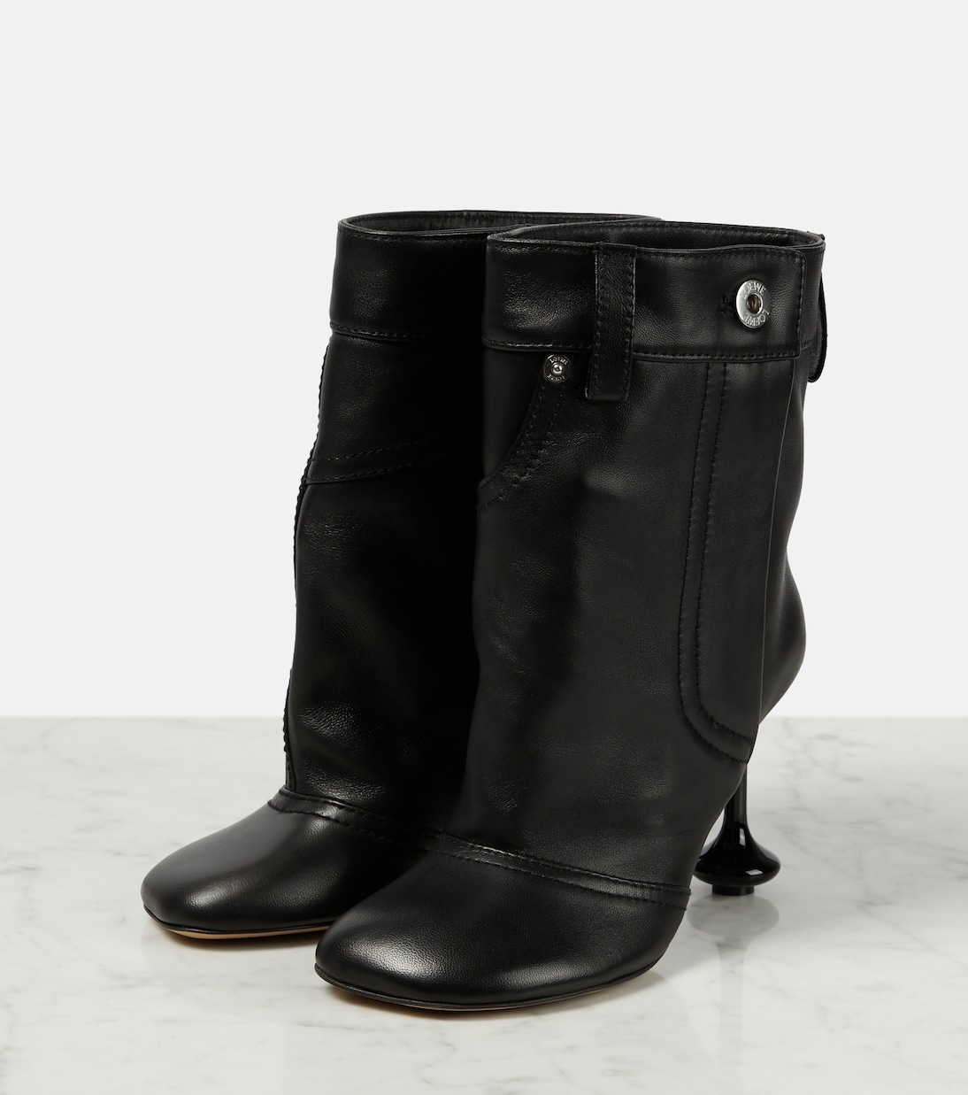 Toy leather ankle boots | Loewe