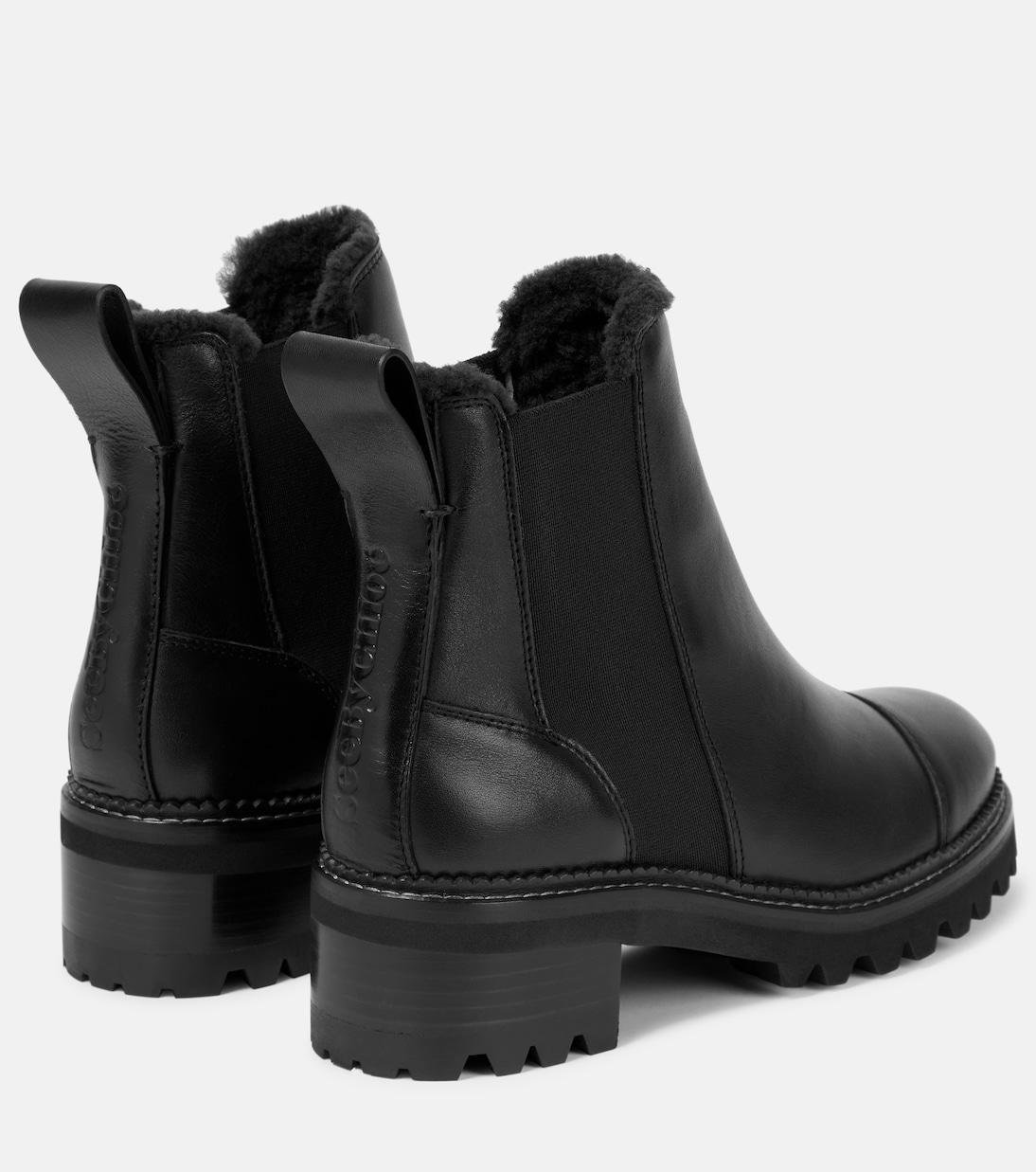 Mallory leather Chelsea boots | See By Chloé