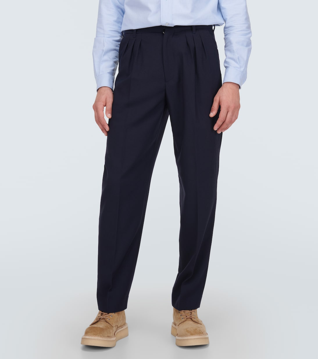 Virgin wool straight pants | Kenzo