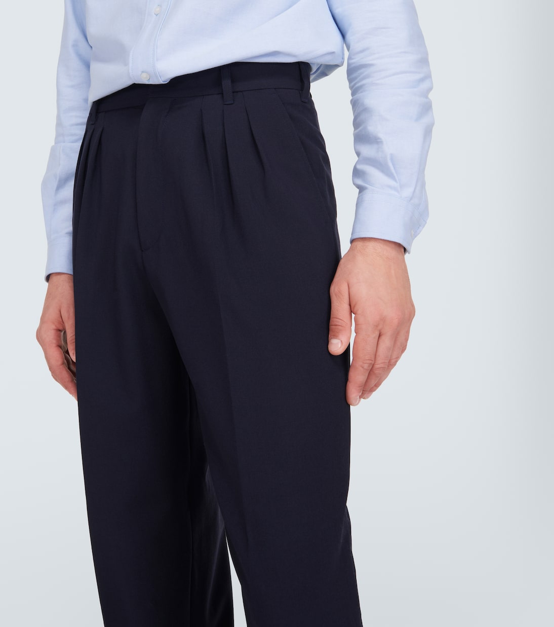 Virgin wool straight pants | Kenzo