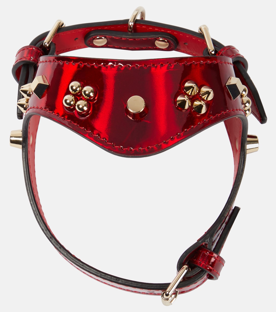 Loubiharness embellished leather dog harness | Christian Louboutin