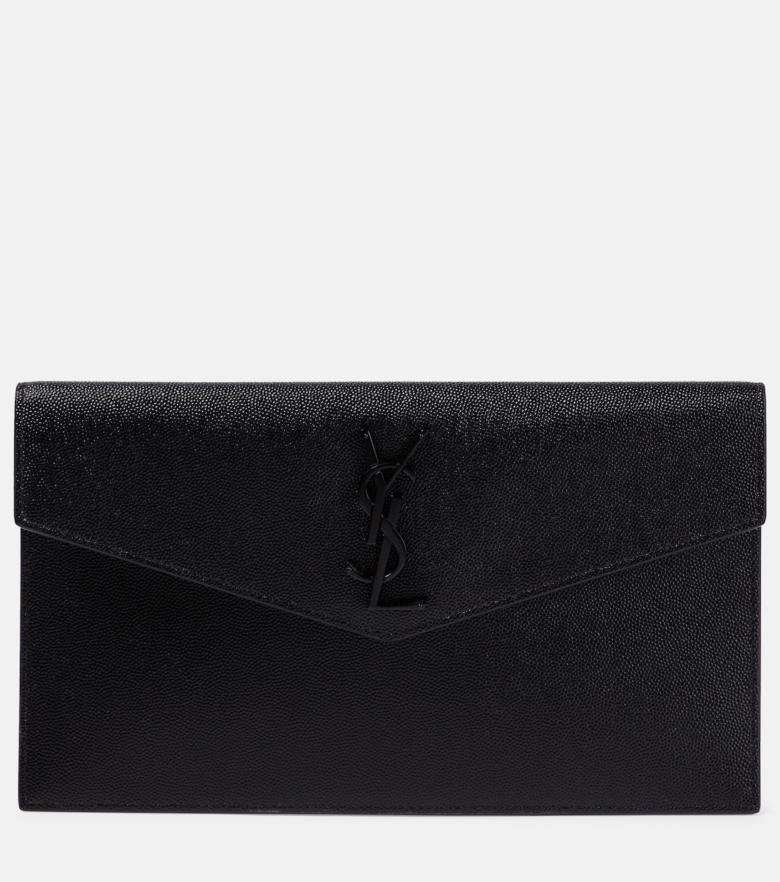 Uptown leather clutch | Saint Laurent