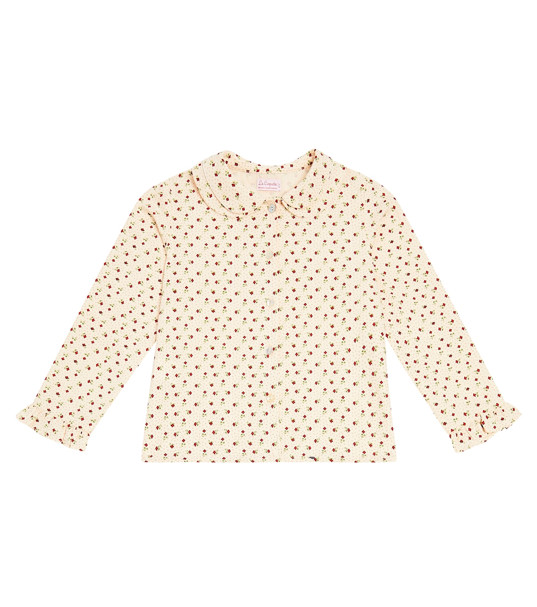 Ania floral cotton shirt | La Coqueta