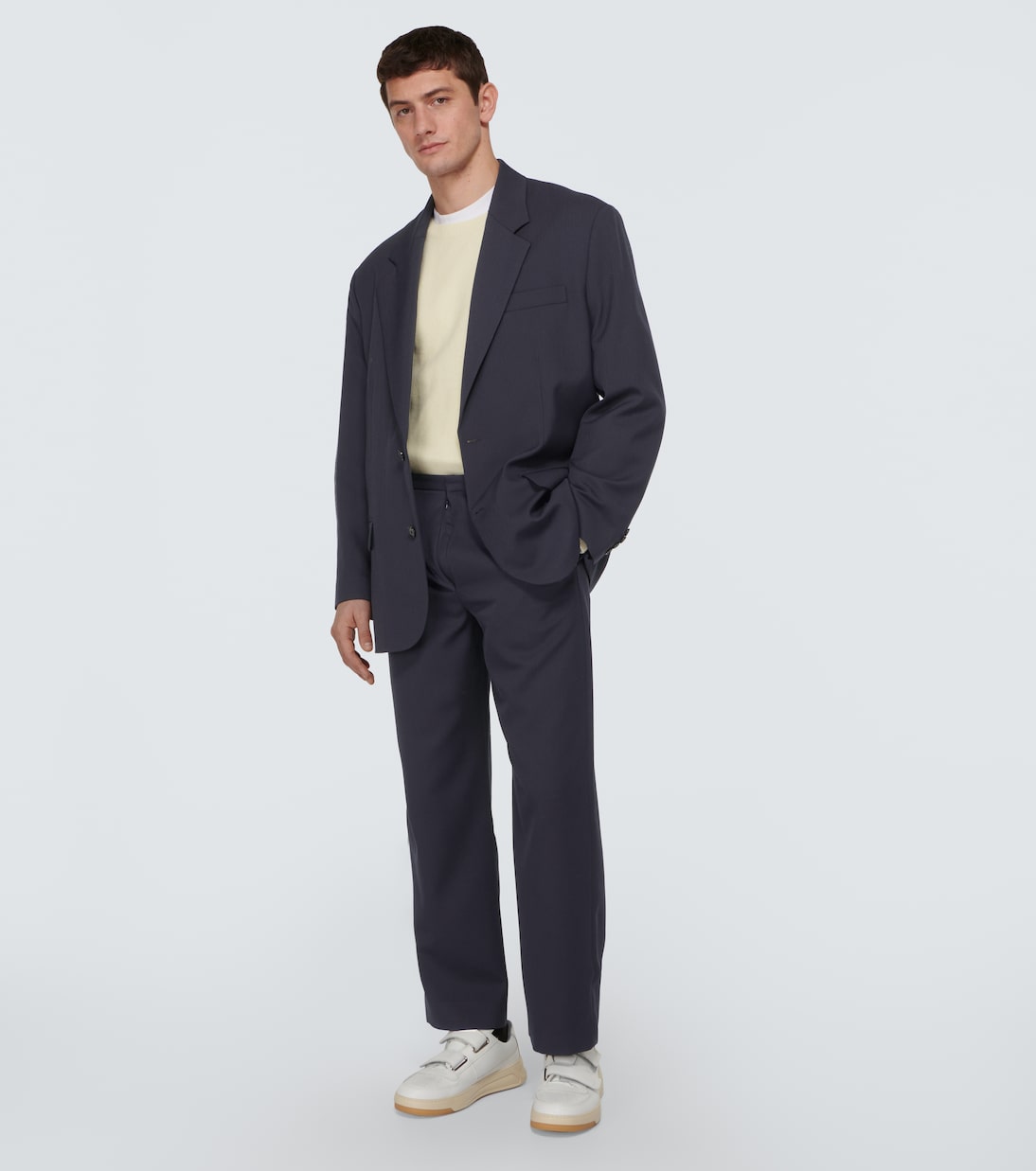 Prop wool-blend straight pants | Acne Studios