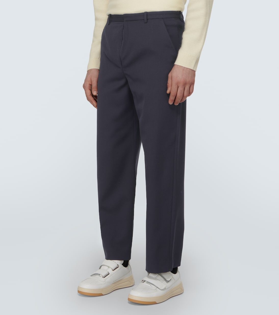 Prop wool-blend straight pants | Acne Studios
