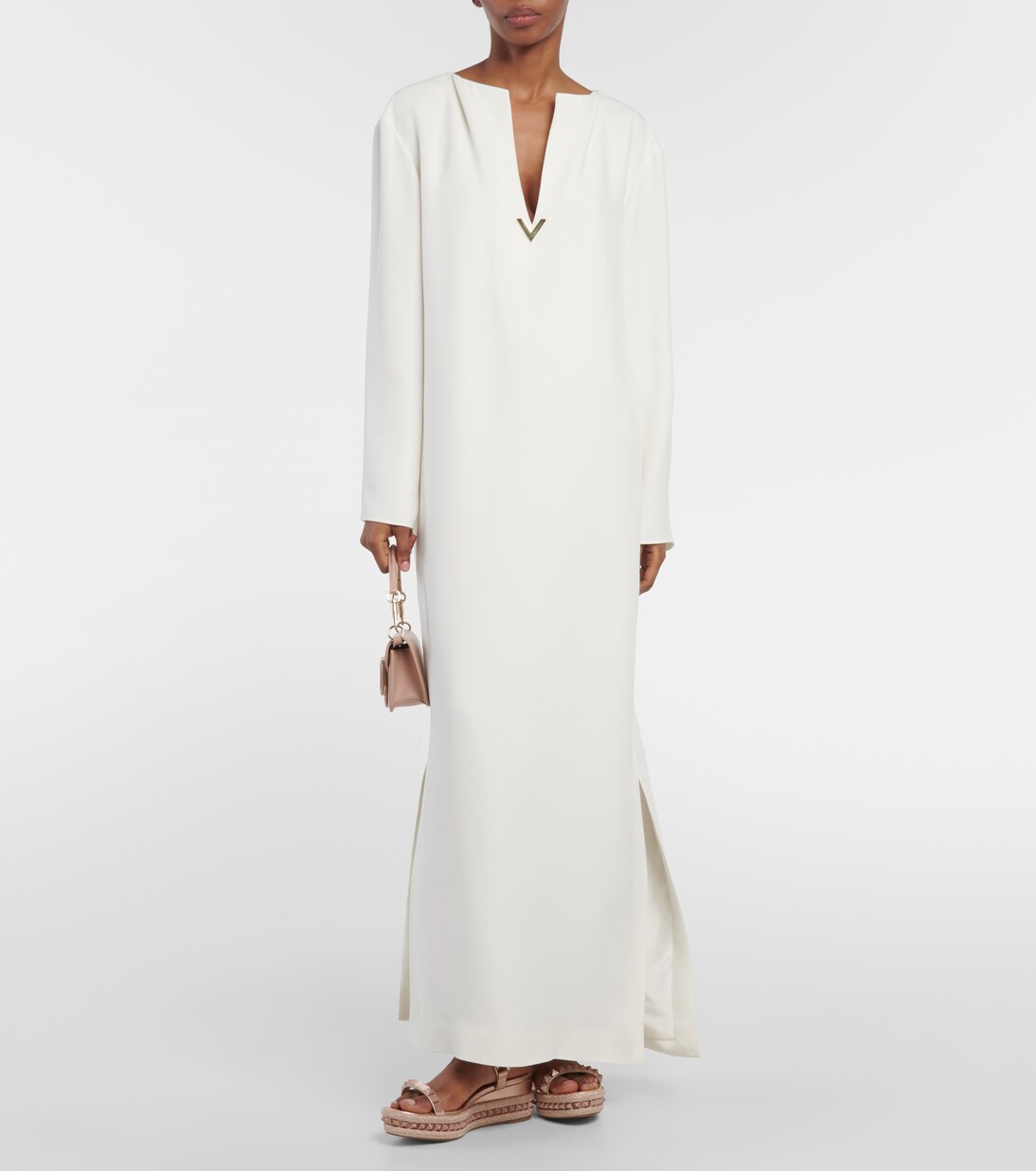 صندل إسبادريل ويدح من الجلد Pyra Clou | Christian Louboutin