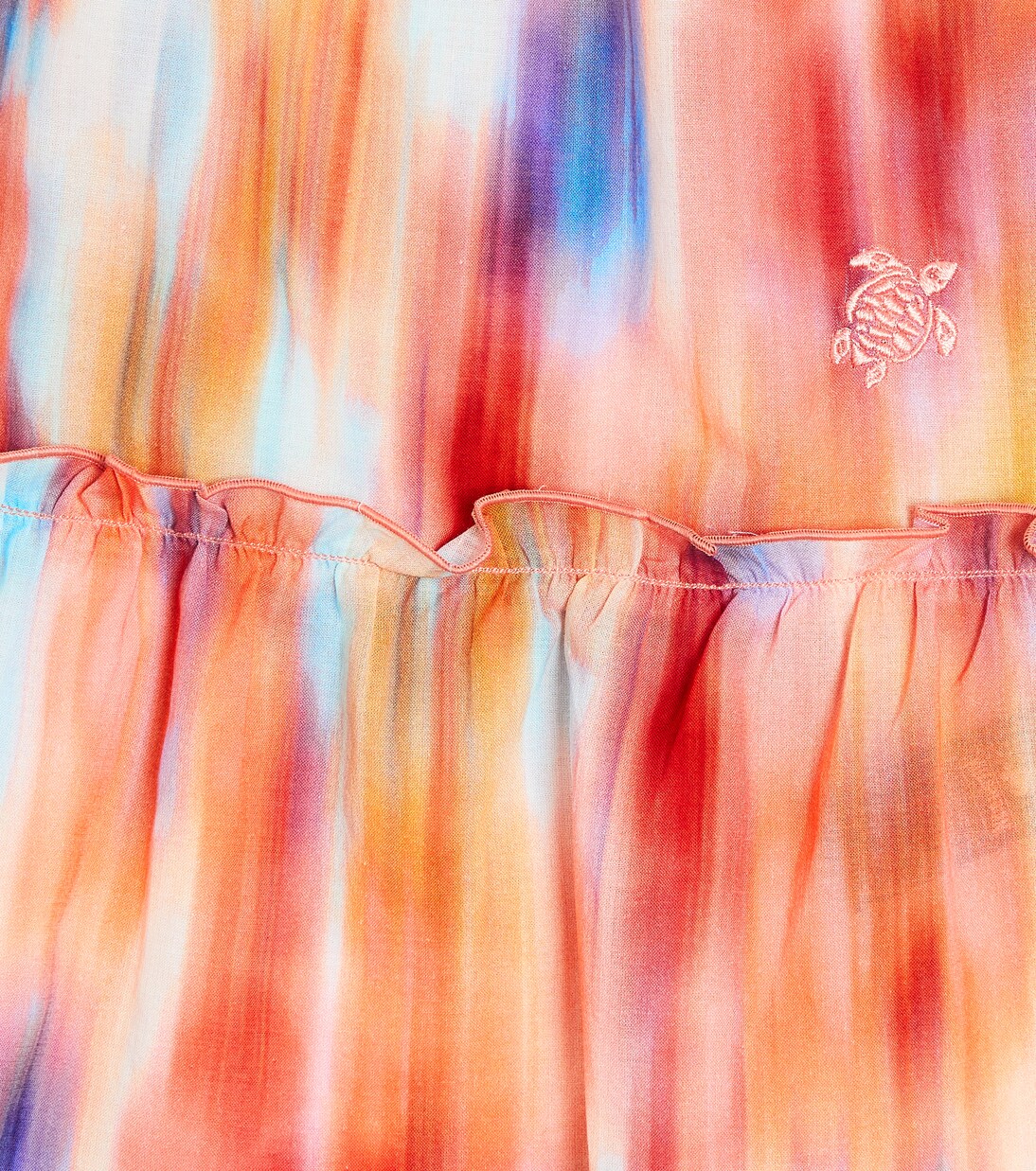 Gloss tie-dye cotton dress | Vilebrequin Kids