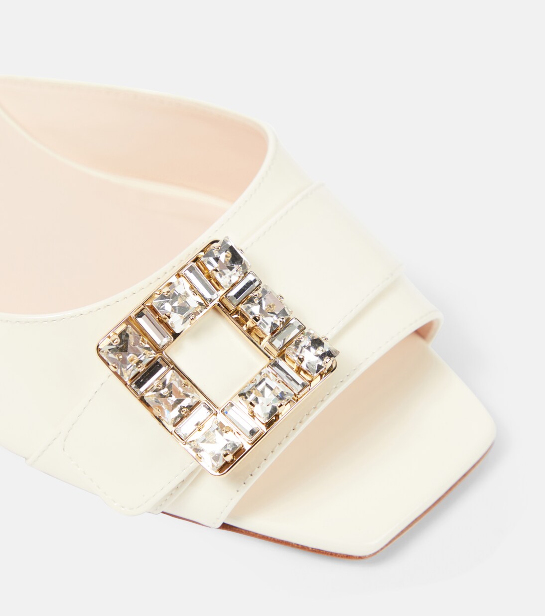 Verzierte Pantoletten BikiViv aus Lackleder | Roger Vivier