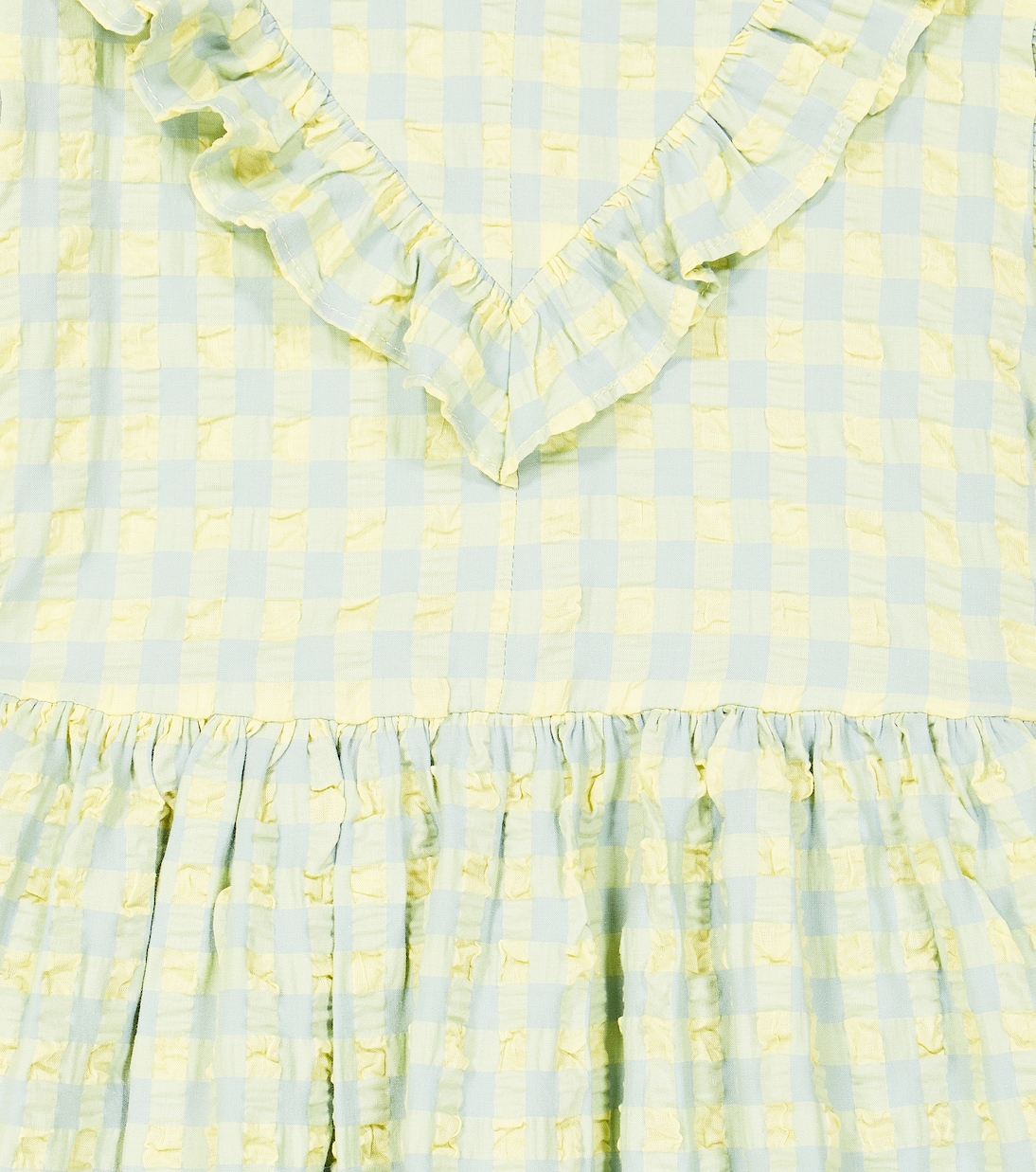 Canyon checked cotton-blend dress | The New Society