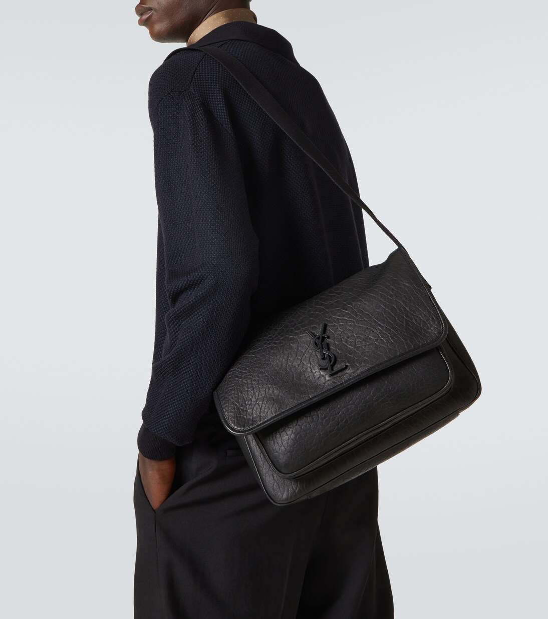 Niki leather messenger bag  | Saint Laurent