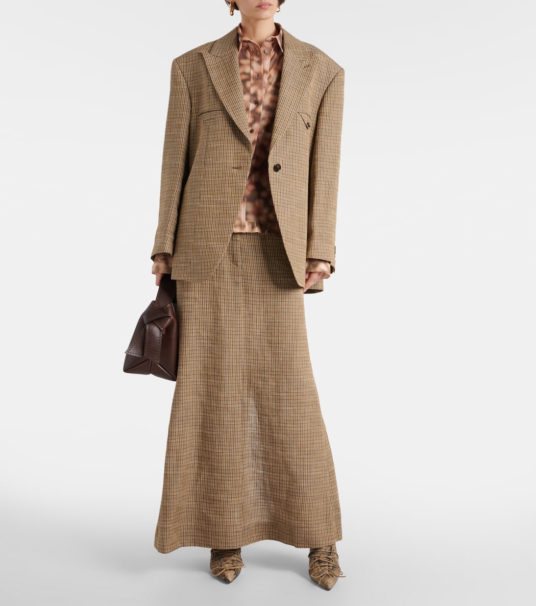 Maxirock aus einem Leinengemisch | Acne Studios