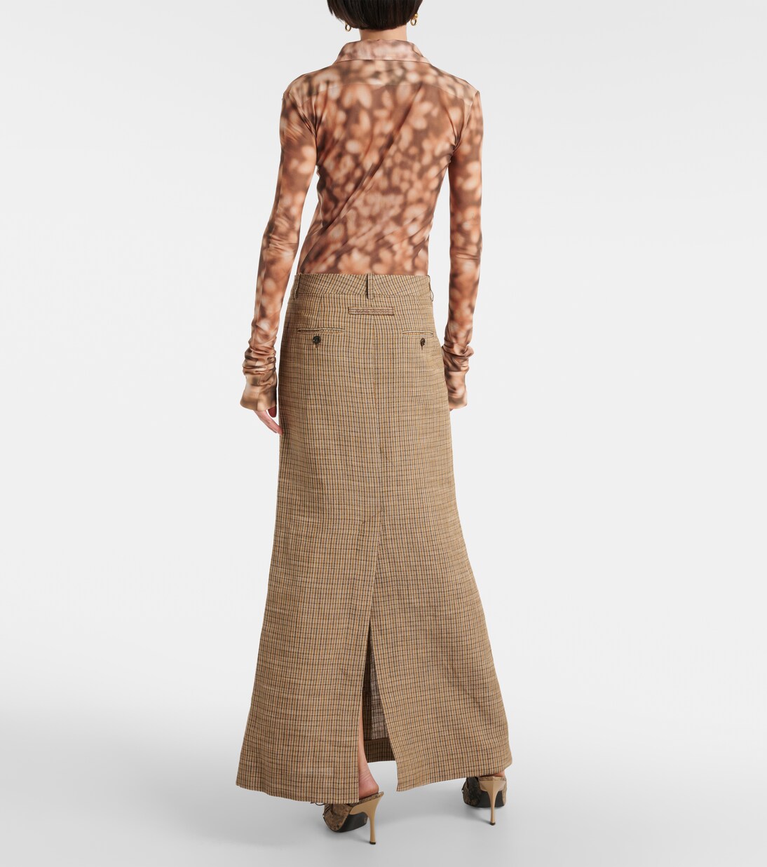 Maxirock aus einem Leinengemisch | Acne Studios