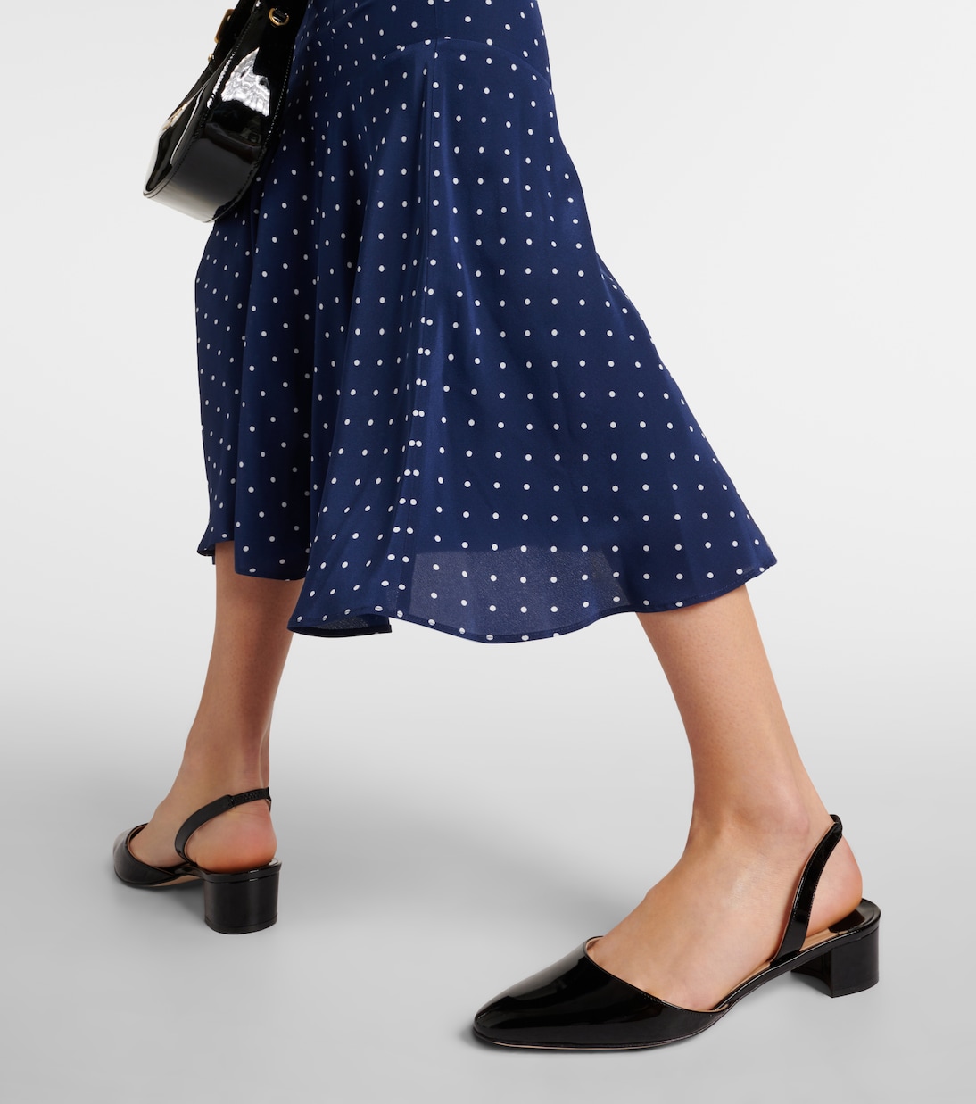 Aspro 30 patent leather slingback pumps | Manolo Blahnik