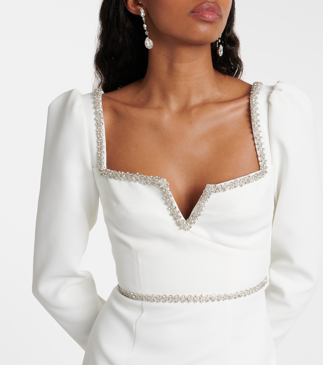 Minikleid aus Crêpe | Self-Portrait