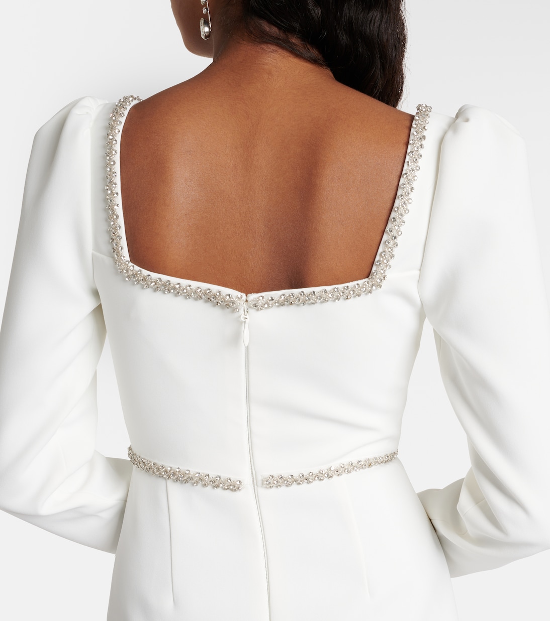 Minikleid aus Crêpe | Self-Portrait