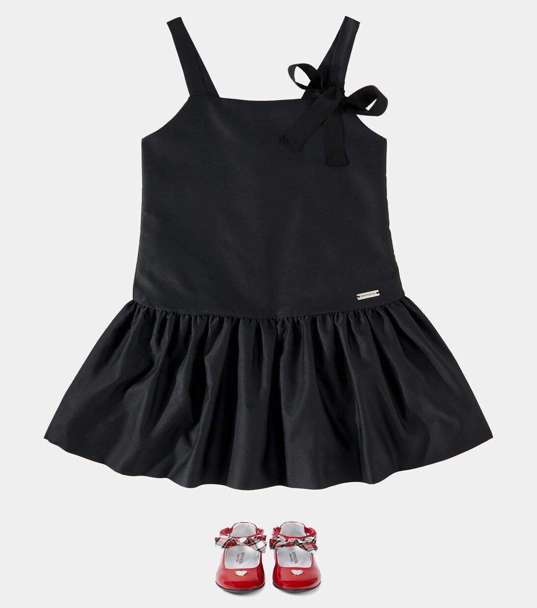 Vestido duquesa con volantes | Monnalisa