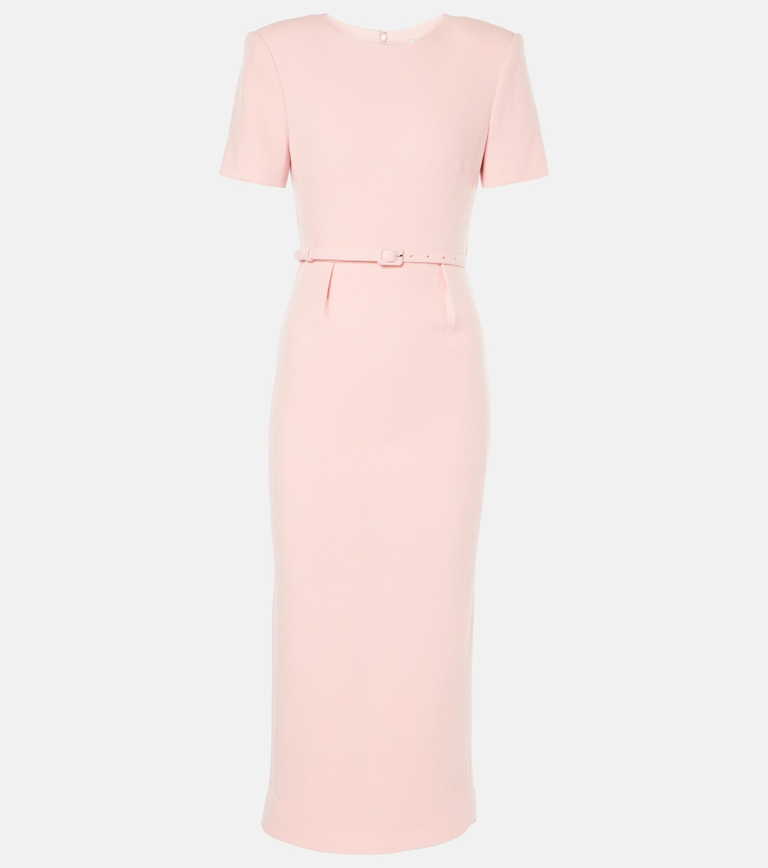 Robe midi en crêpe de laine | Roland Mouret