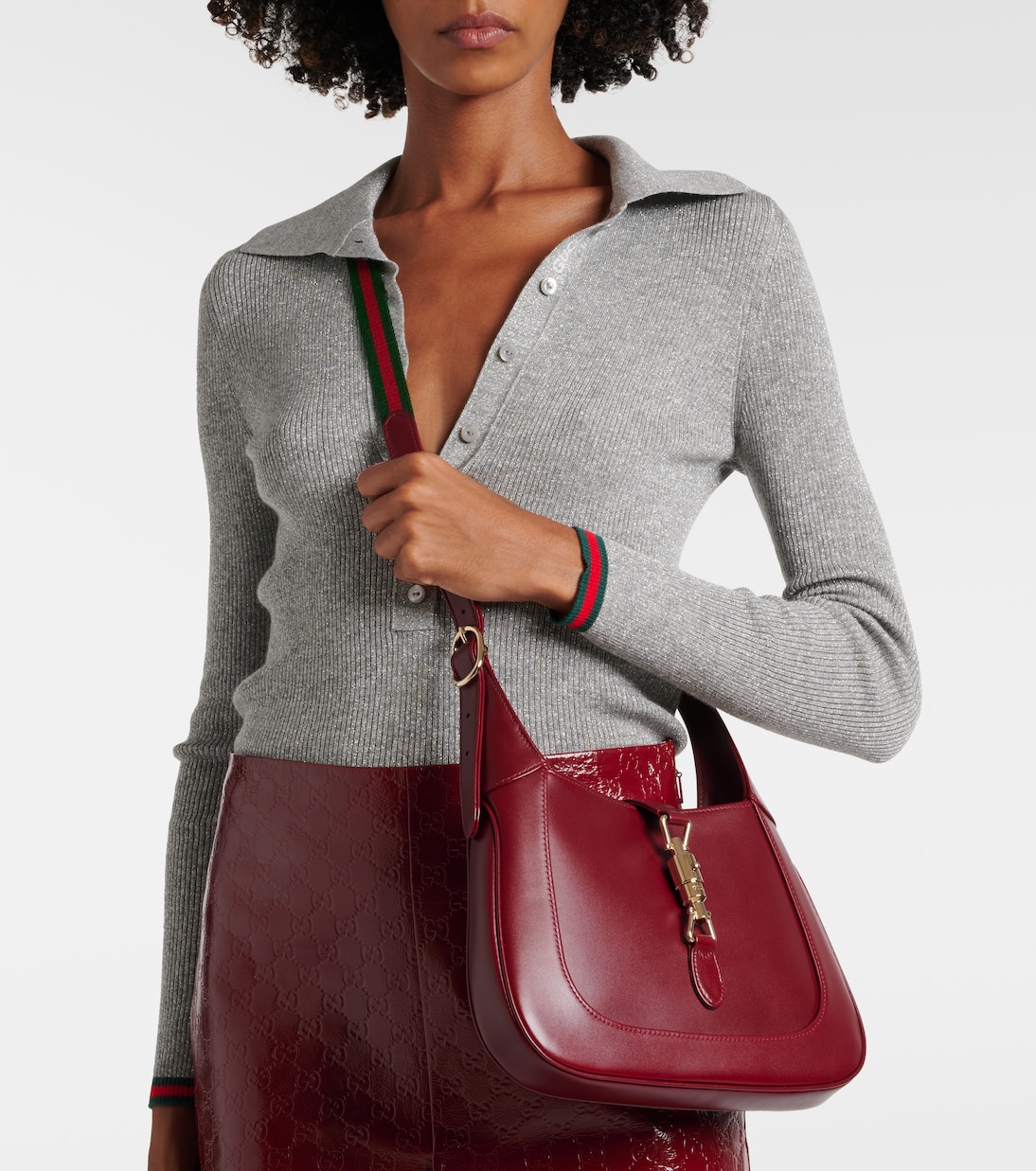 Schultertasche Gucci Jackie 1961 Small aus Leder | Gucci