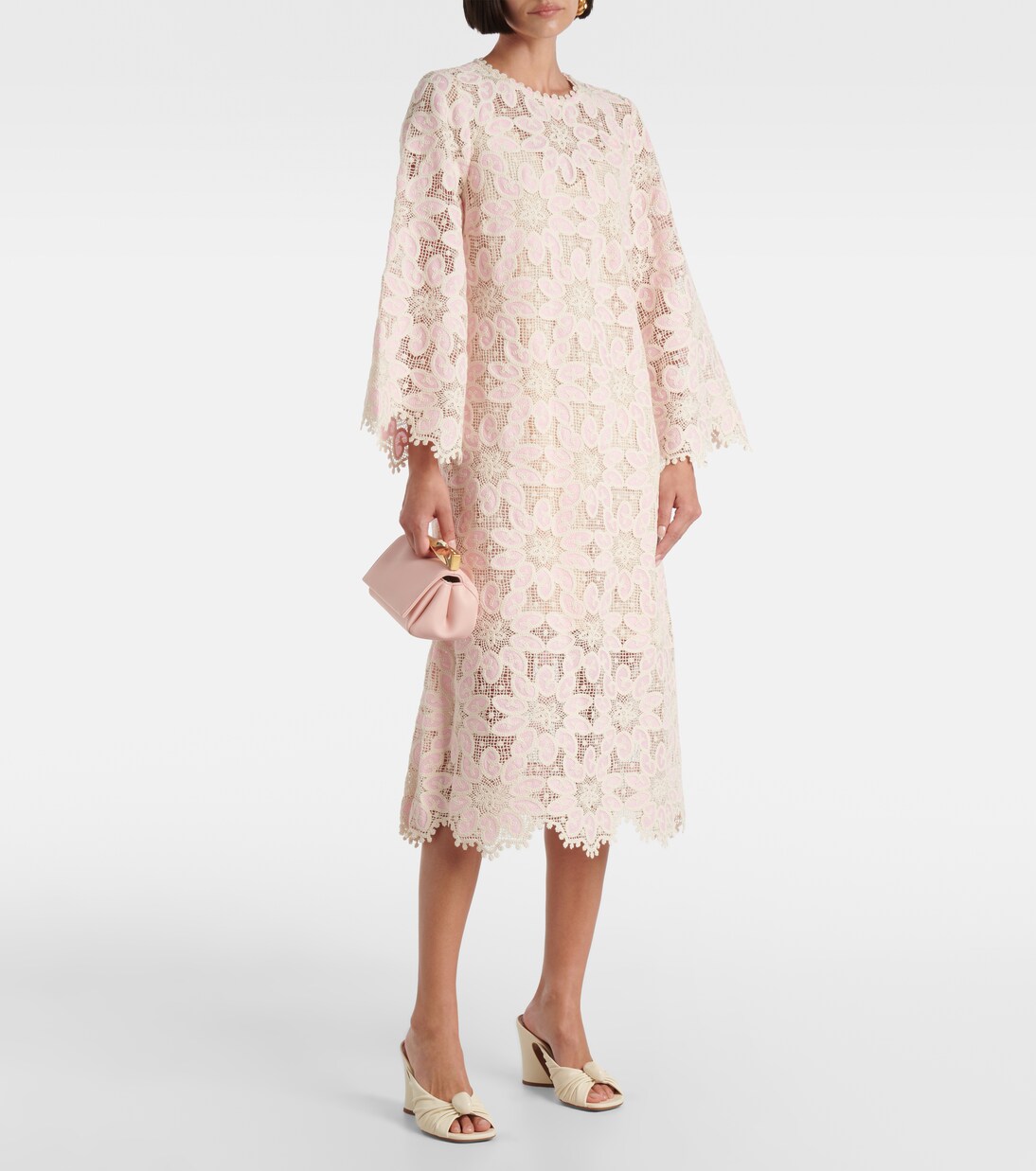 Robe midi Ottie en dentelle | Zimmermann