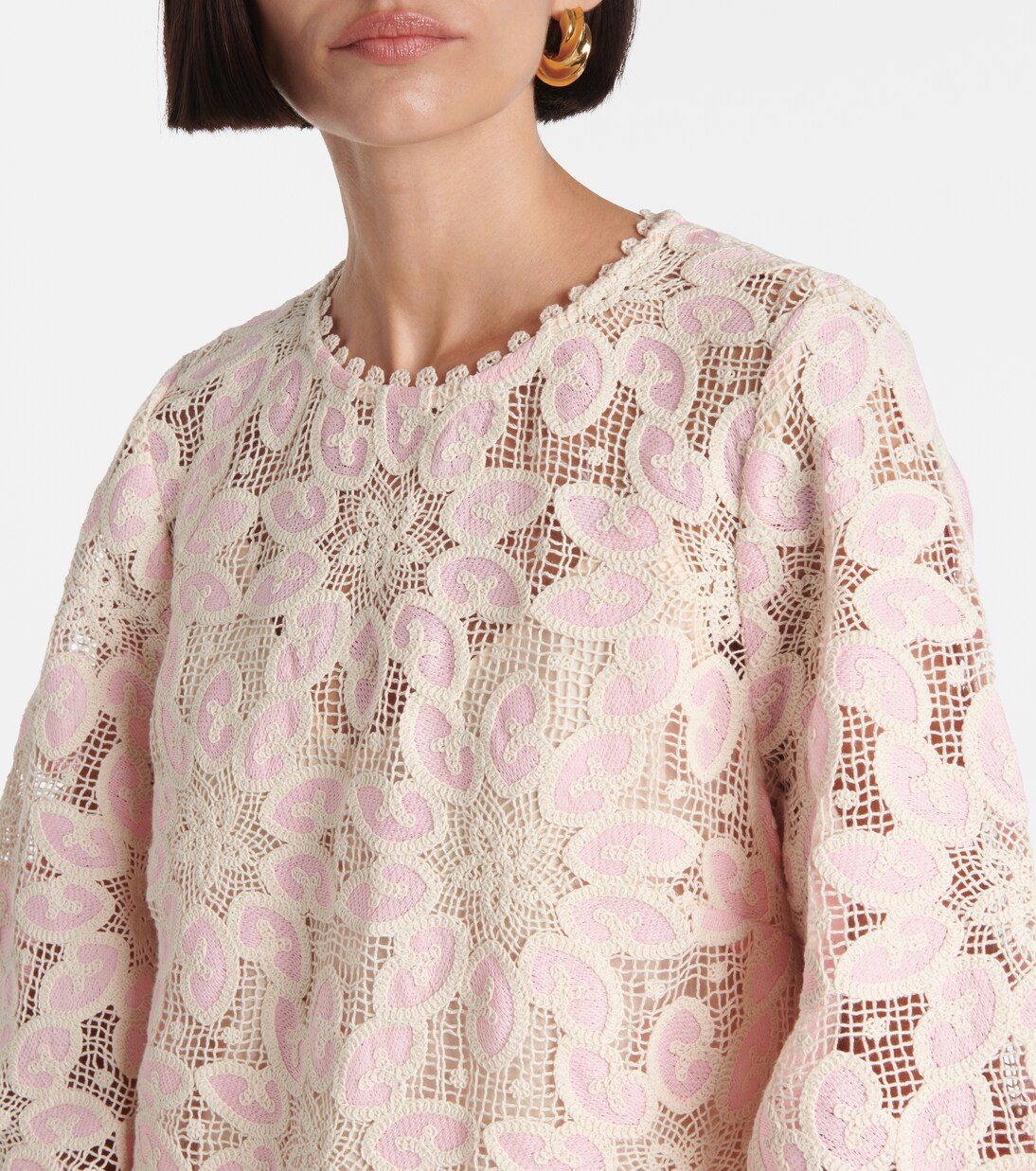 Robe midi Ottie en dentelle | Zimmermann